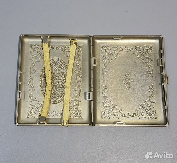 Портсигар с узорами винтаж СССР