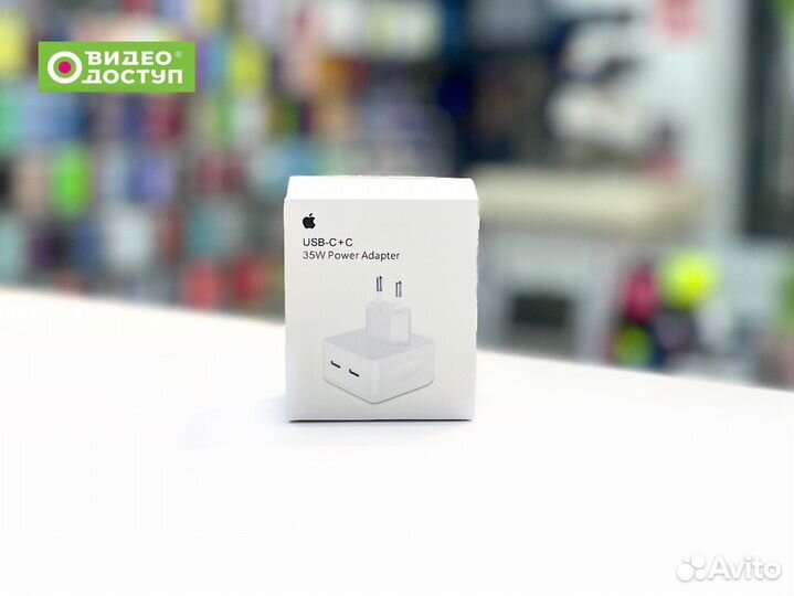 Apple Power Adapter Dual USB-C+C 35W