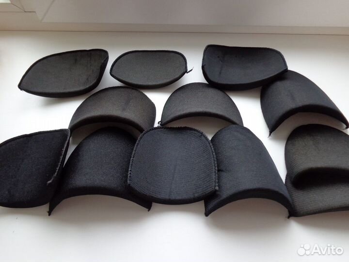 Новые подплечики обшитые