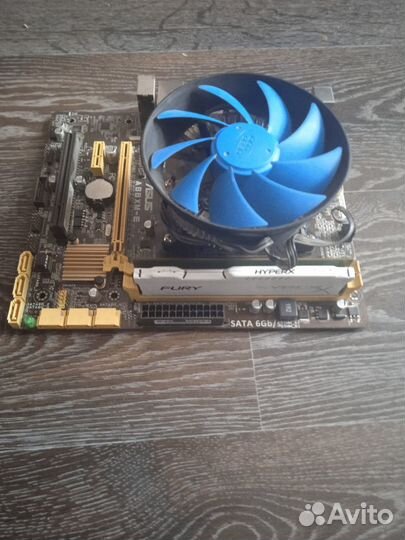 Комплект процессор, мат. плата, озу, кулер