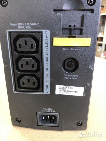Ибп APC Back-Ups 500VA BX500CI