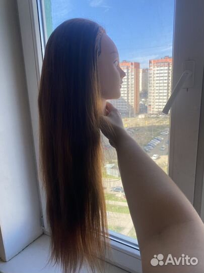 Манекен голова волосы+штатив