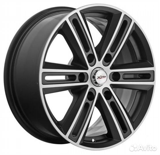 X'trike X-124 : 7.5x17 6*114.3 Et:30 Dia:66.1 BKM/FP