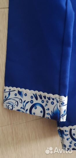 Рубаха-косоворотка под гжель