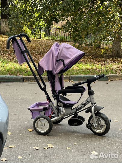 Детский велосипед-коляска 3в1