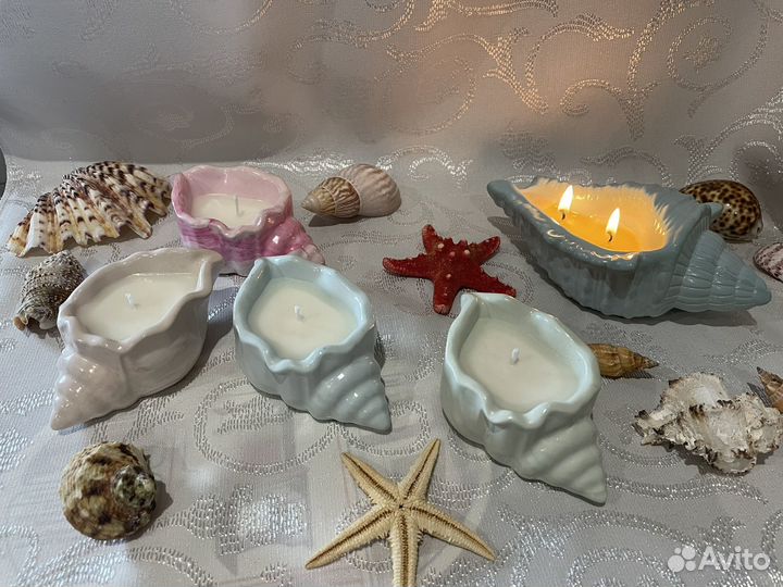 Свеча ракушка