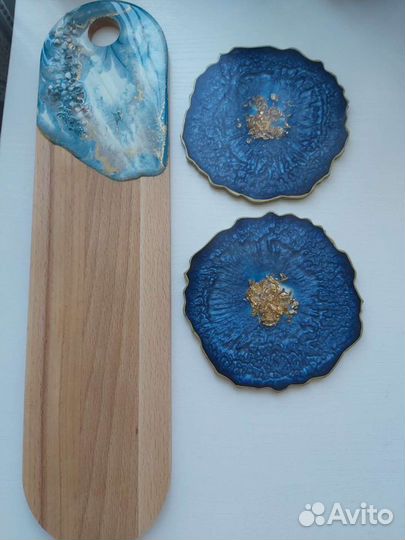 Доска с эпоксидной смолой