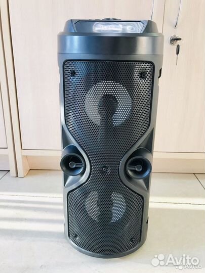 Мощная беспроводная колонка с пультом
