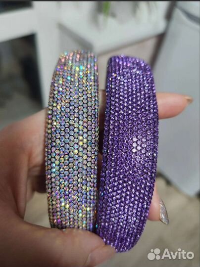 Ободок для волос со стразами нереальный