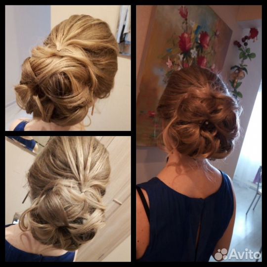 Свадебные прически, на выпускной (парикмахер)