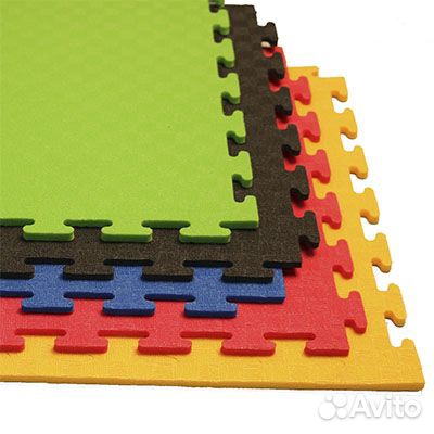 Маты - пазлы для фитнесса и тренажеров, 1 элемент