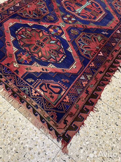 Ковер-Сумах 30-г 20 века. Ручная работа. Шерсть