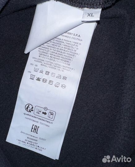 XL.Свитшот Stone Island Fleece 'Navy'.Оригинал