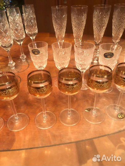 Бокалы Хрусталь разные