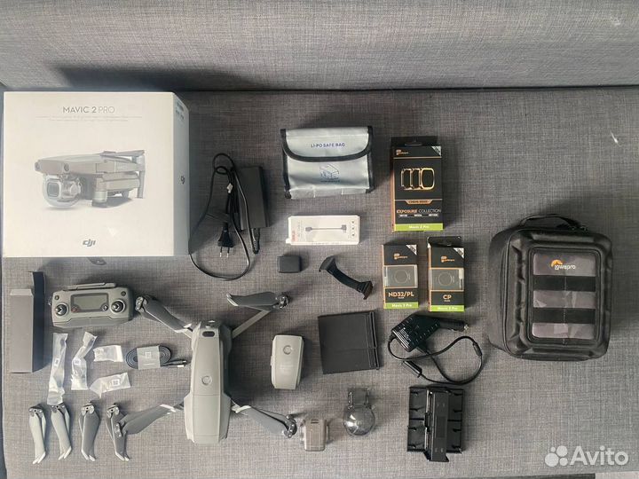 Квадрокоптер Dji Mavic 2 pro + куча аксессуаров