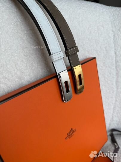 Ремень Hermes Kelly белый