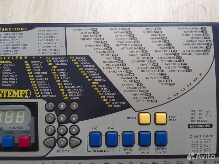 Немецкий Синтезатор Bontempi PM68 из Германии