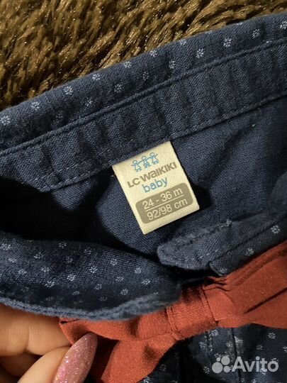 Рубашка на мальчика 98