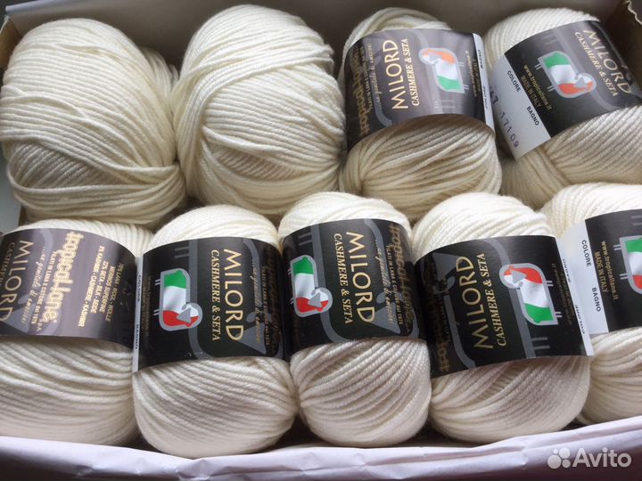 Пряжа шерсть/кашемир/шелк