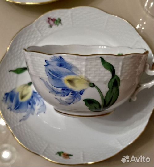 Чайные пары Kitty tulip, Herend