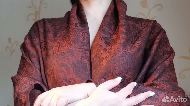 Кашемировый палантин