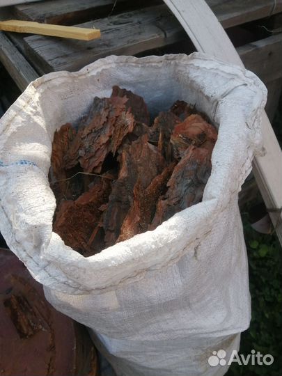 Кора сосны мульча