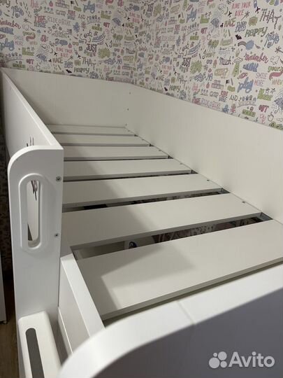 Кровать чердак IKEA со столом