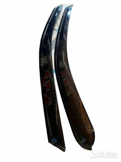 Ветровики hyundai Grand Starex черные комплект