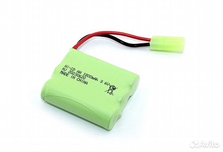 Акб Ni-Cd 3.6V 1800mah AA Flatpack Tamiya plug