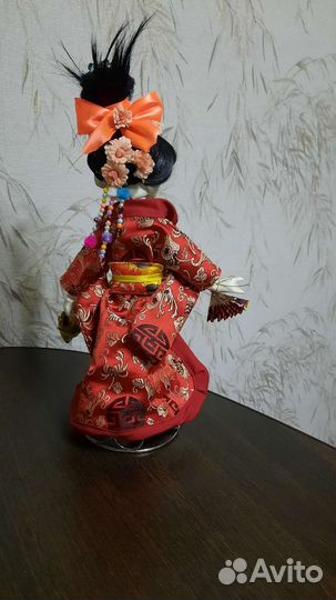 Кукла ручной работы, японка (текстиль)