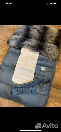 Конверт одеяло на выписку зимний