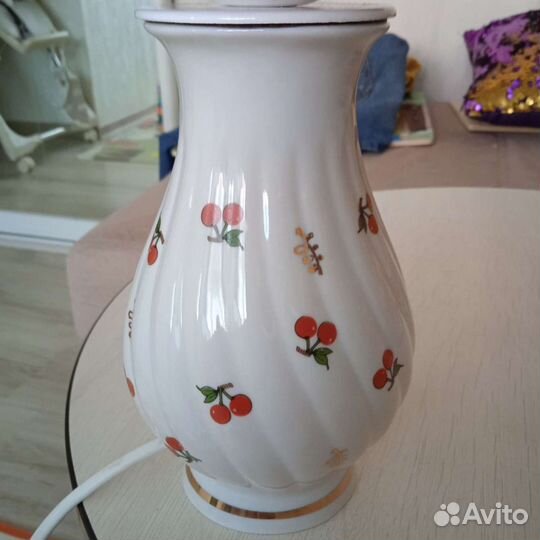 Лампа настольная ручная роспись