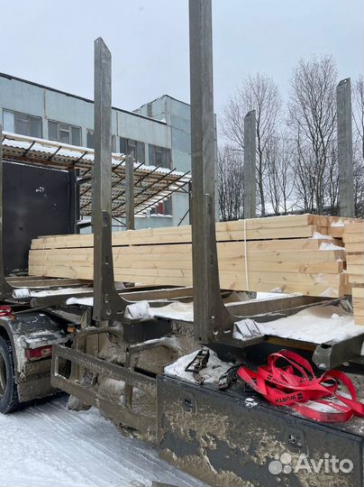 Доска обрезная 40х100х6000мм