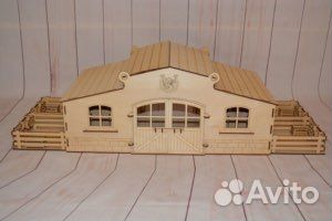 Большая конюшня для schleich