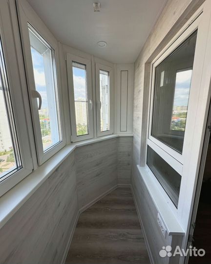 Отделка и остекление балконов в рассрочку