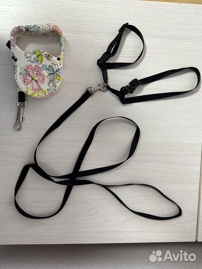 Поводок рулетка и амуниция