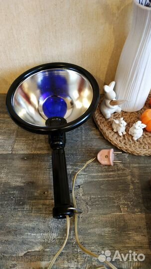 Синяя лампа рефлектор минина