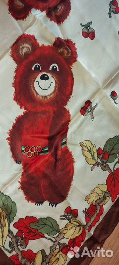 Платок олимпиада-80 Олимпийский мишка