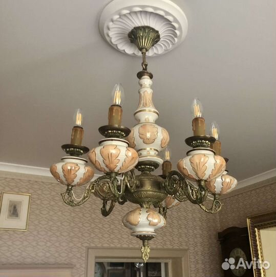 Люстра потолочная, Италия