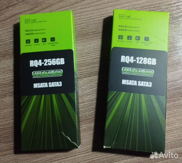 Новые SSD msata 3 на 256 и 128 Гб