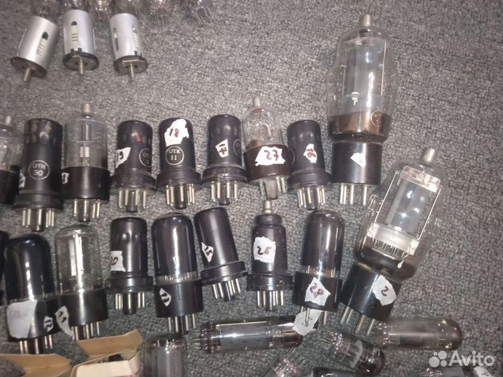 Радиолампы СССР 6V6GT 6г7с и другие