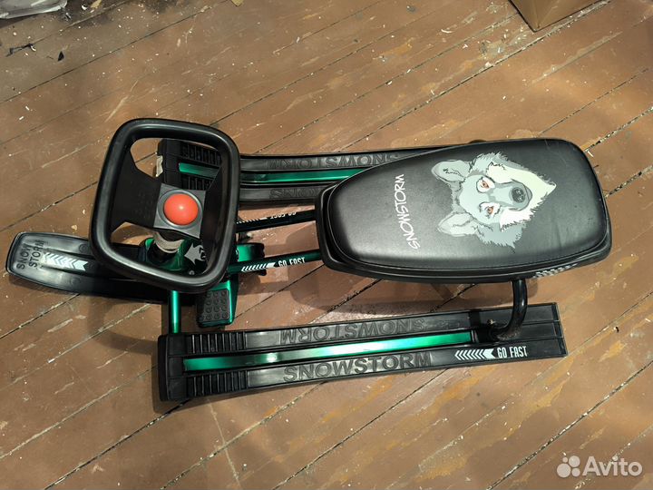 Детский снегокат (санки снегоход)