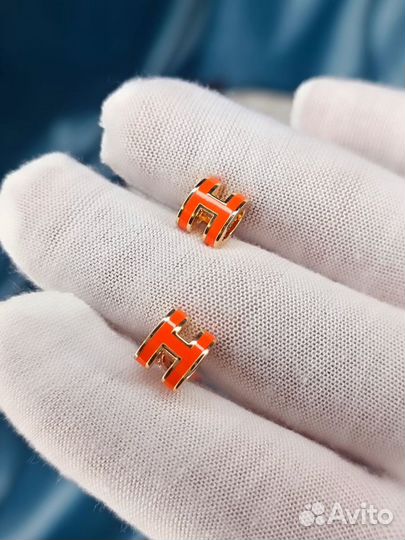 Серьги Hermes Mini Pop H *****