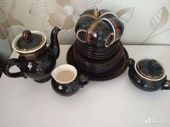 Чайно- кофейный сервиз керамика