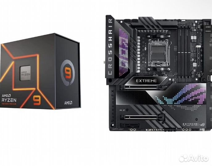AMD Ryzen 9 7950X + asus Crosshair X670E Extreme