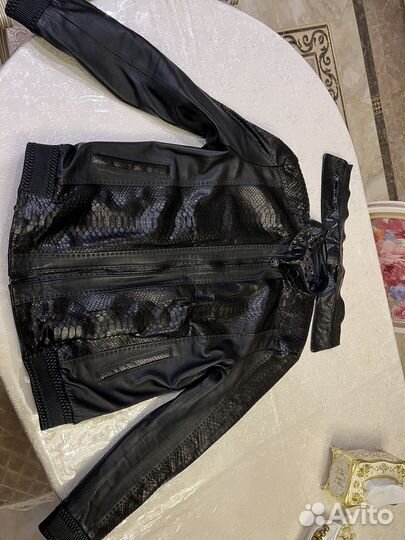 Кожаная куртка мужская