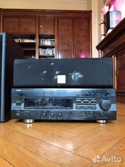 Yamaha ресивер сабвуфер колонки