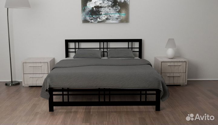 Кровать из металла