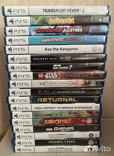 Много Игр для Sony Playstation 5 (Новые и Б/У)