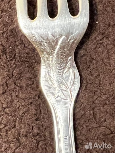 Мельхиоровая Вилка для рыбы